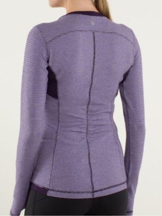 lululemon athletica Sweaters - lululemon athletica Base Runner in Lavender Textured Long Sleeve Top